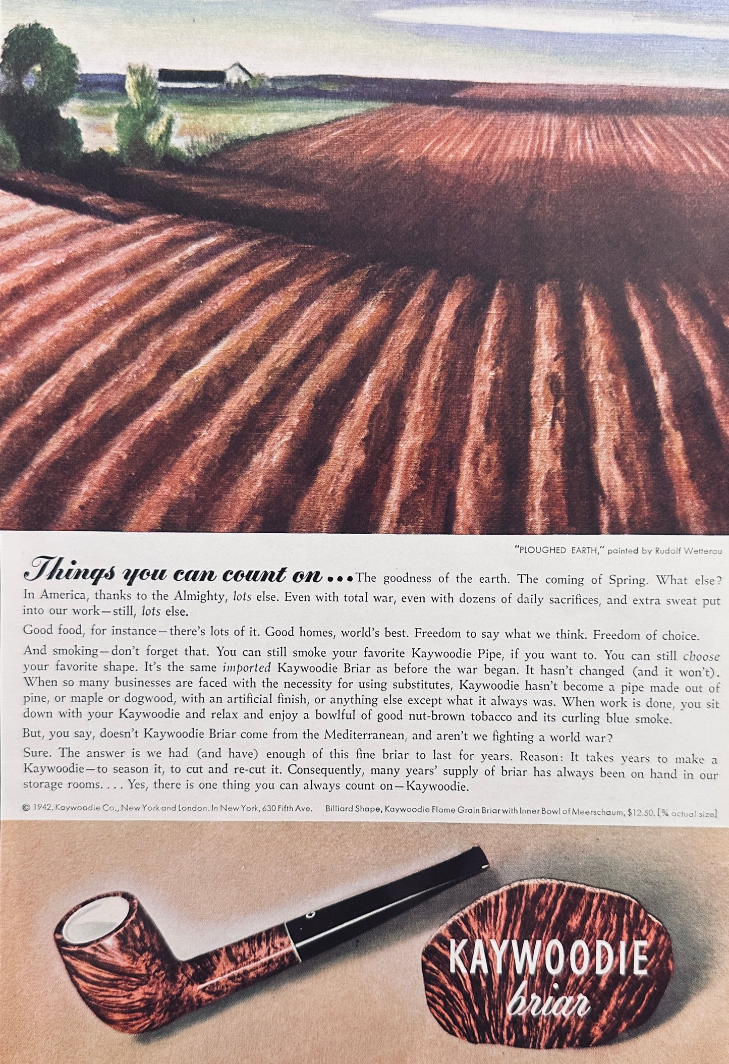 1942 Kaywoodie Briar Wood Pipes - Things you can count on N564