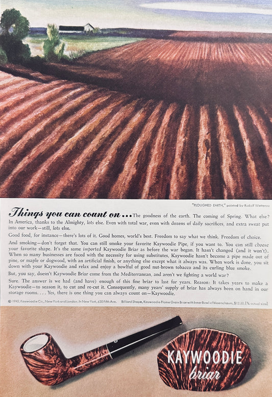 1942 Kaywoodie Briar Wood Pipes - Things you can count on N564