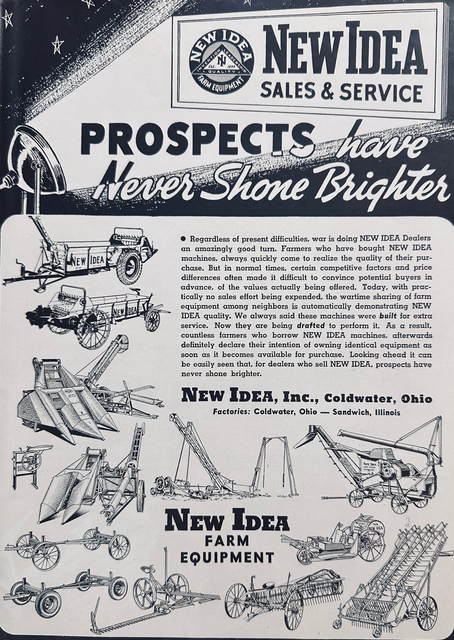 1944 New Idea Prospects Have Never Shone Brighter #5046