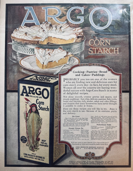 1919 Masterpiece of Yesteryear - Argo Corn Starch #649