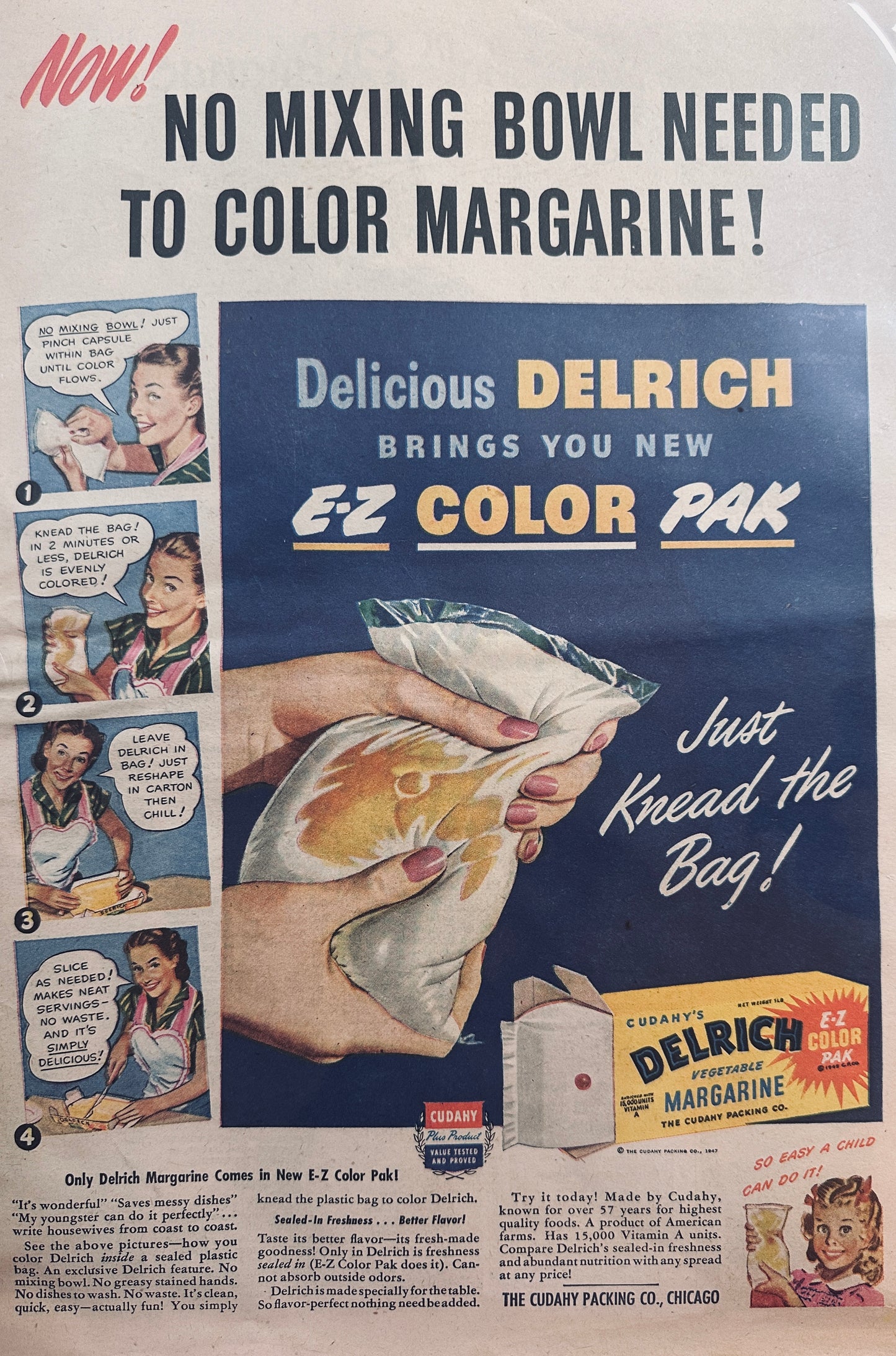 1947 - #672 - MAoY - Cudahy's Delrich Margarine with Color Pak