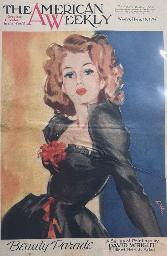 1947 - #694 Beauty Parade By David Wright - Classic Pin-up Art