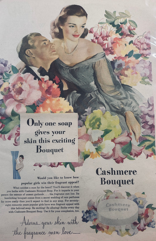 1947 Masterpiece AD - Cashmere Bouquet Bar Soap - #697