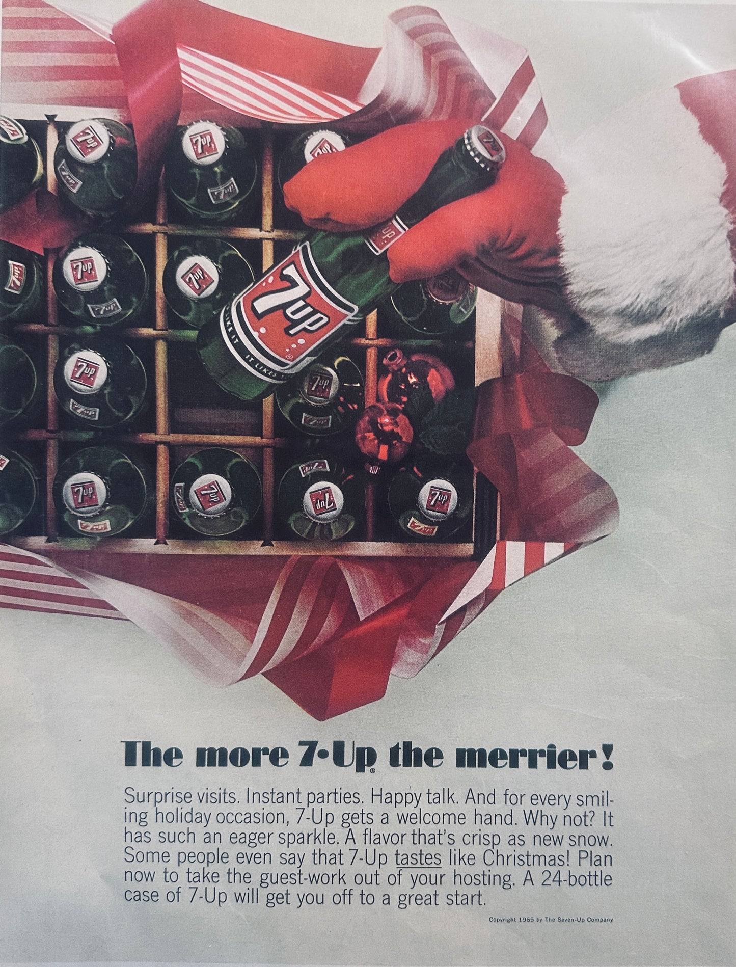 1966 Ford Fairlane & 7-UP Soda - Masterpiece Ads of Yesteryear #764