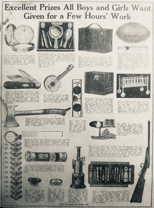 1924 Masterpiece Ad of Yesteryear - Giveaway Promotional Items #766