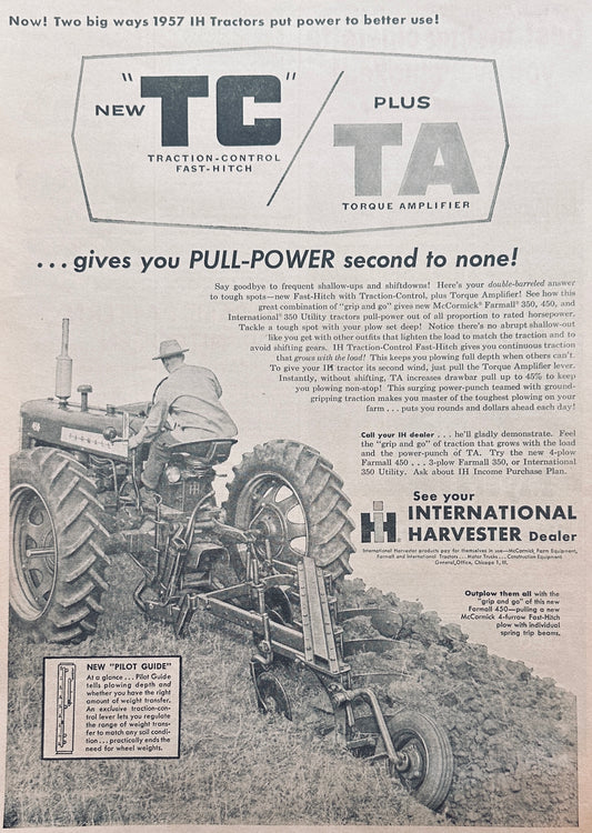 1957 International Harvester Farmall 450 with TC + TA #1006