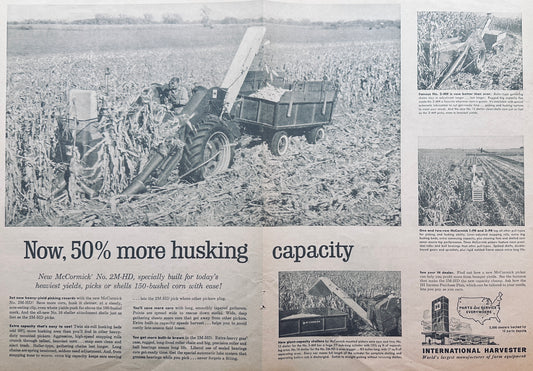 1961 Centerfold Ad #1019 International Harvester McCormick 2M-HD Picker