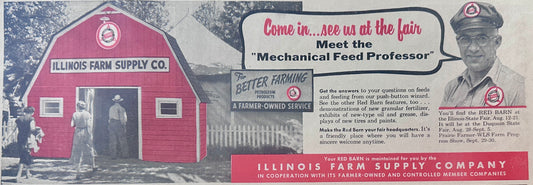 1955 Illinois Farm Supply Co. Vintage Ad #1246