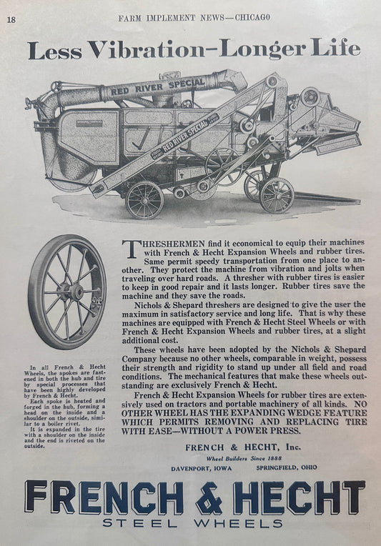 1929 French & Hecht-Red River Special - Cletrac Vintage Ads #1272