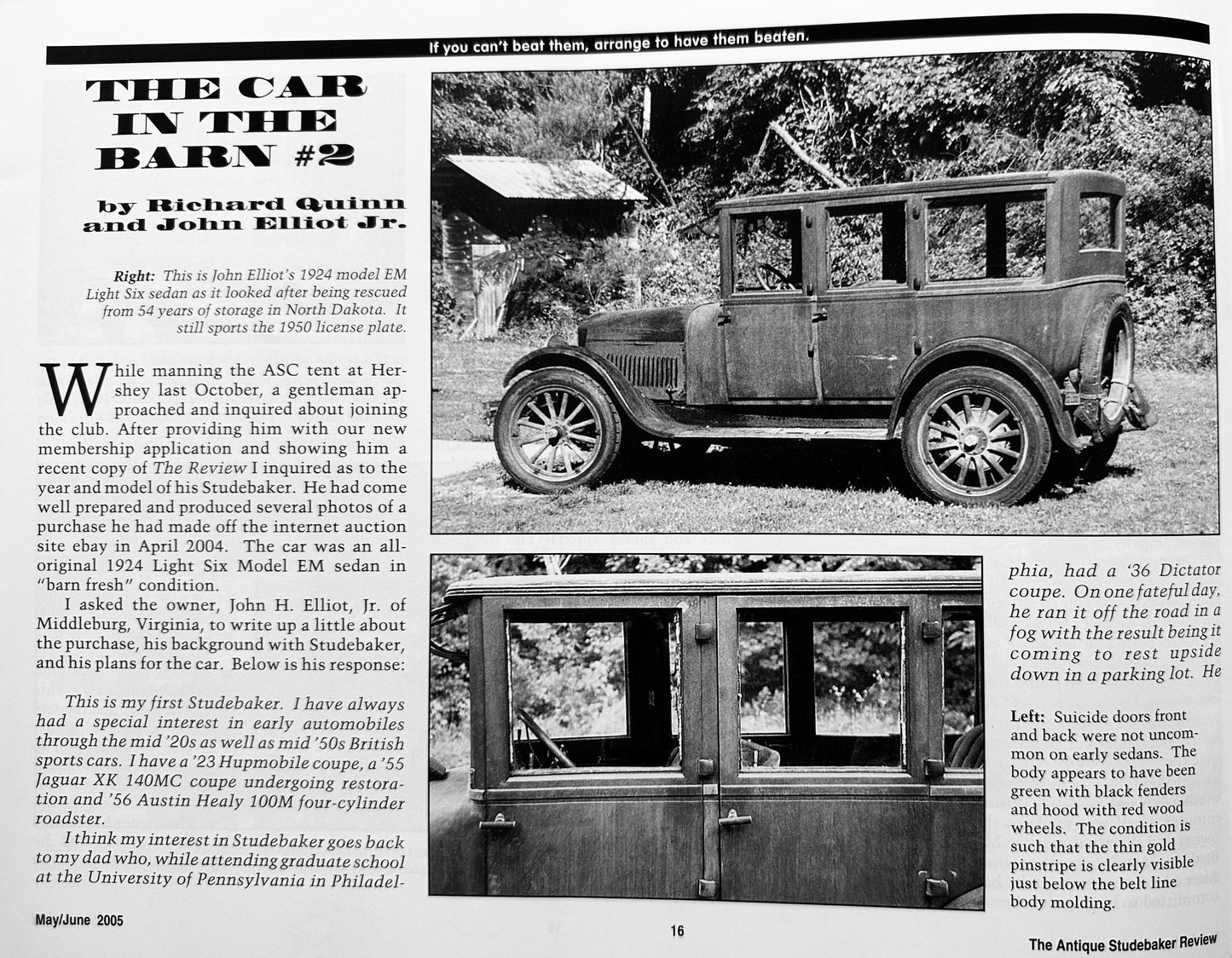 2005 the Antique Studebaker Review May-Jun Vol 34 No 7 SDC-14