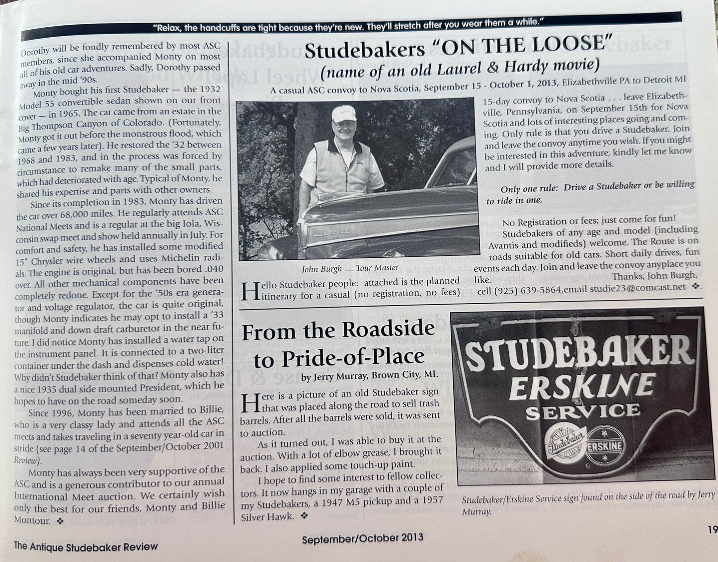 2013 Antique Studebaker Review Sept-Oct Vol.43 no. 3 SDC-18