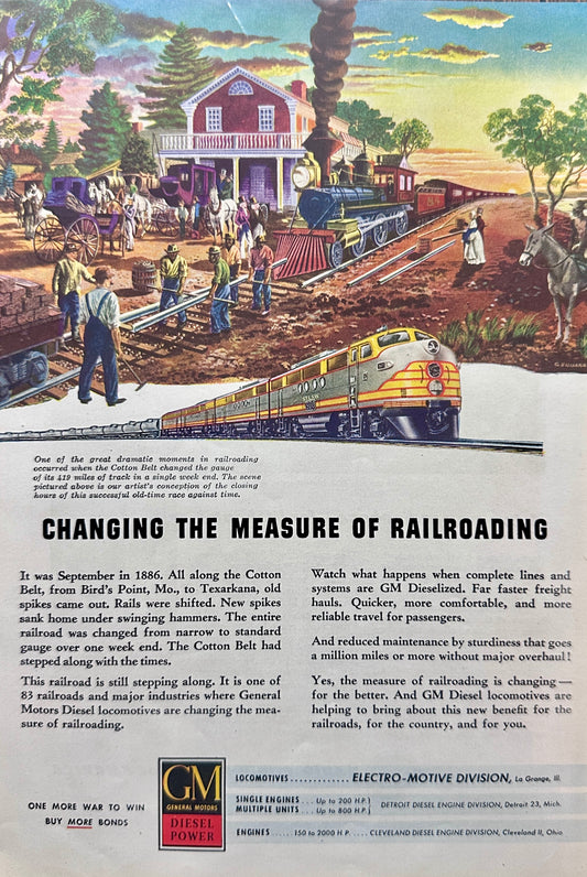 1945 General Motors Diesel Locomotive - Rock Island Hercules - N975
