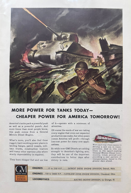 1943 WWII Sherman Tank Powered by General Motors Engine N992