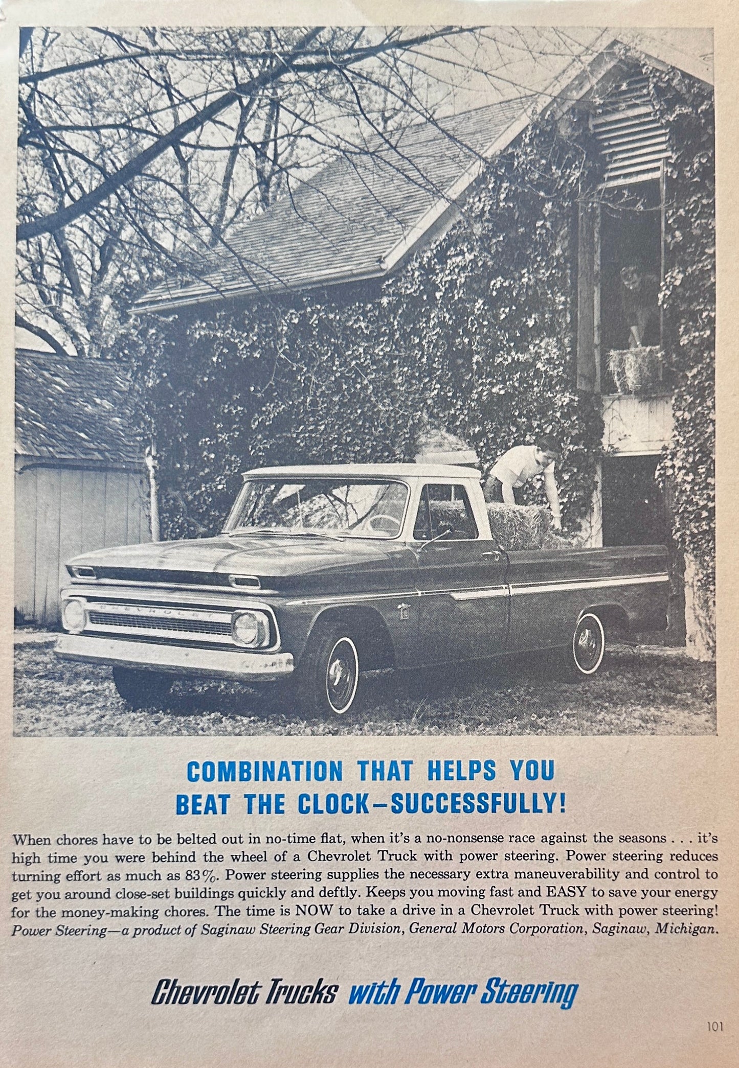 1963 Chevrolet C-Series Pickup Vintage Ad #A331