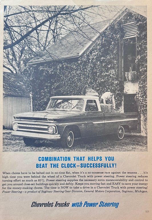 1963 Chevrolet C-Series Pickup Vintage Ad #A331