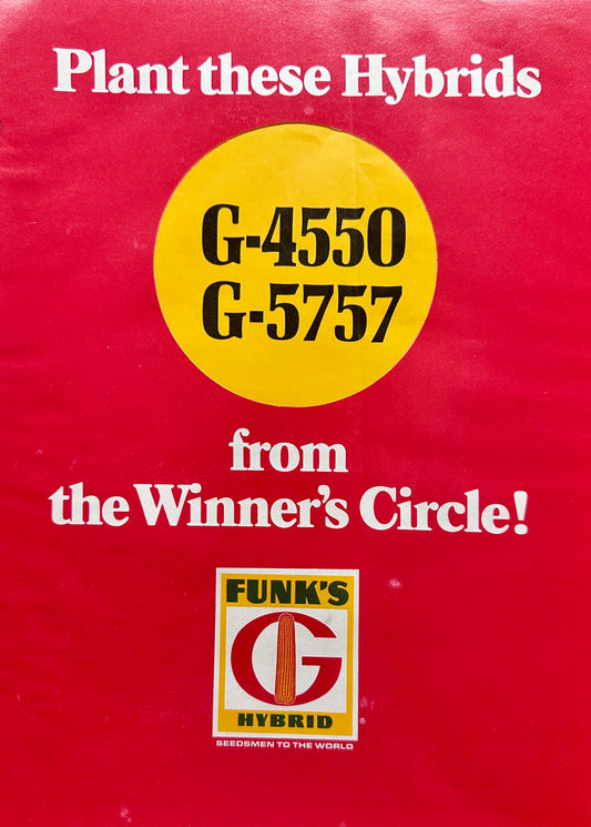 1971 Funk's G Hybrid Centerfold - WInner's Circle- Columbian Seed Co #N1021