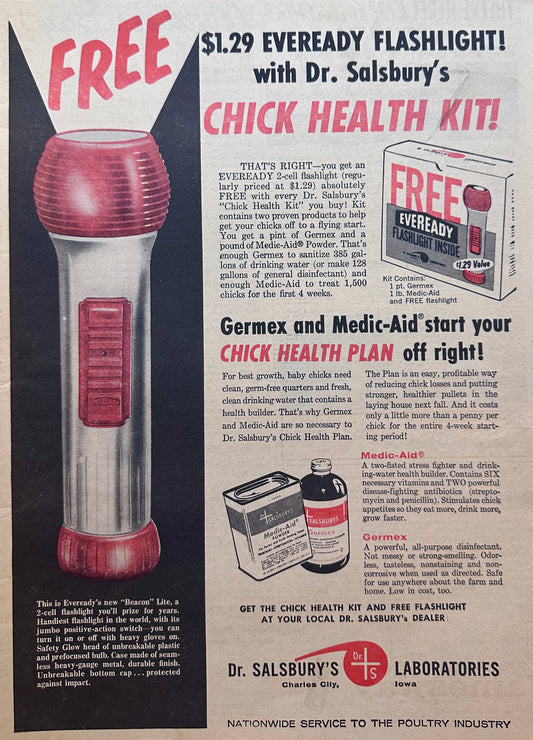 1959 Eveready Flashlight - "Beacon" Light Vintage ad #1431