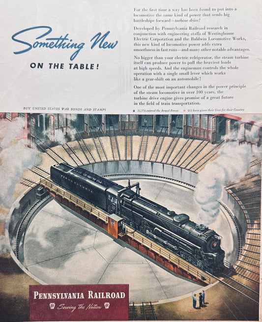 1945 Westinghouse - Baldwin Locomotive & Pennsylvania Railroad N1072