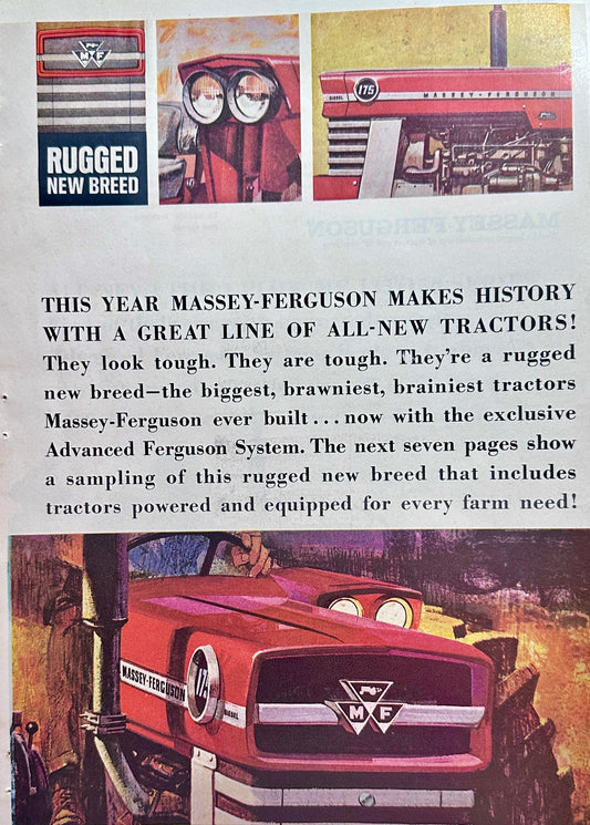1965 Massey-Ferguson (8-Page) Magazine Ad Insert Ad#1530