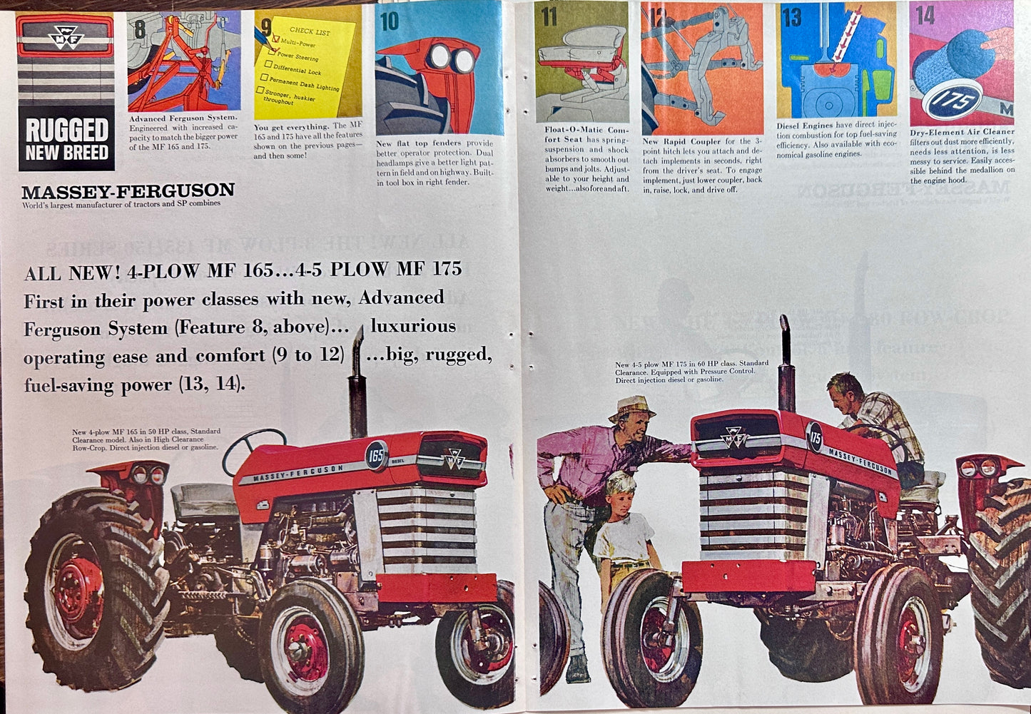 1965 Massey-Ferguson (8-Page) Magazine Ad Insert Ad#1530