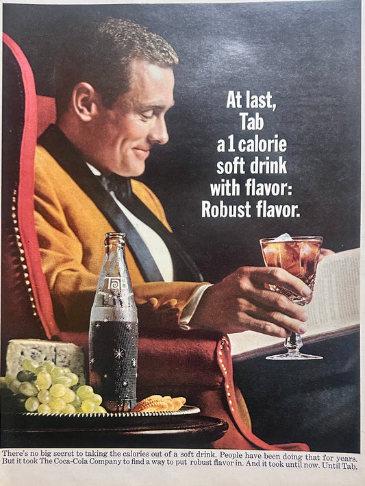 1963 Coca-Cola Introduces TAB a 1-Calorie Soft Drink Ad #1651