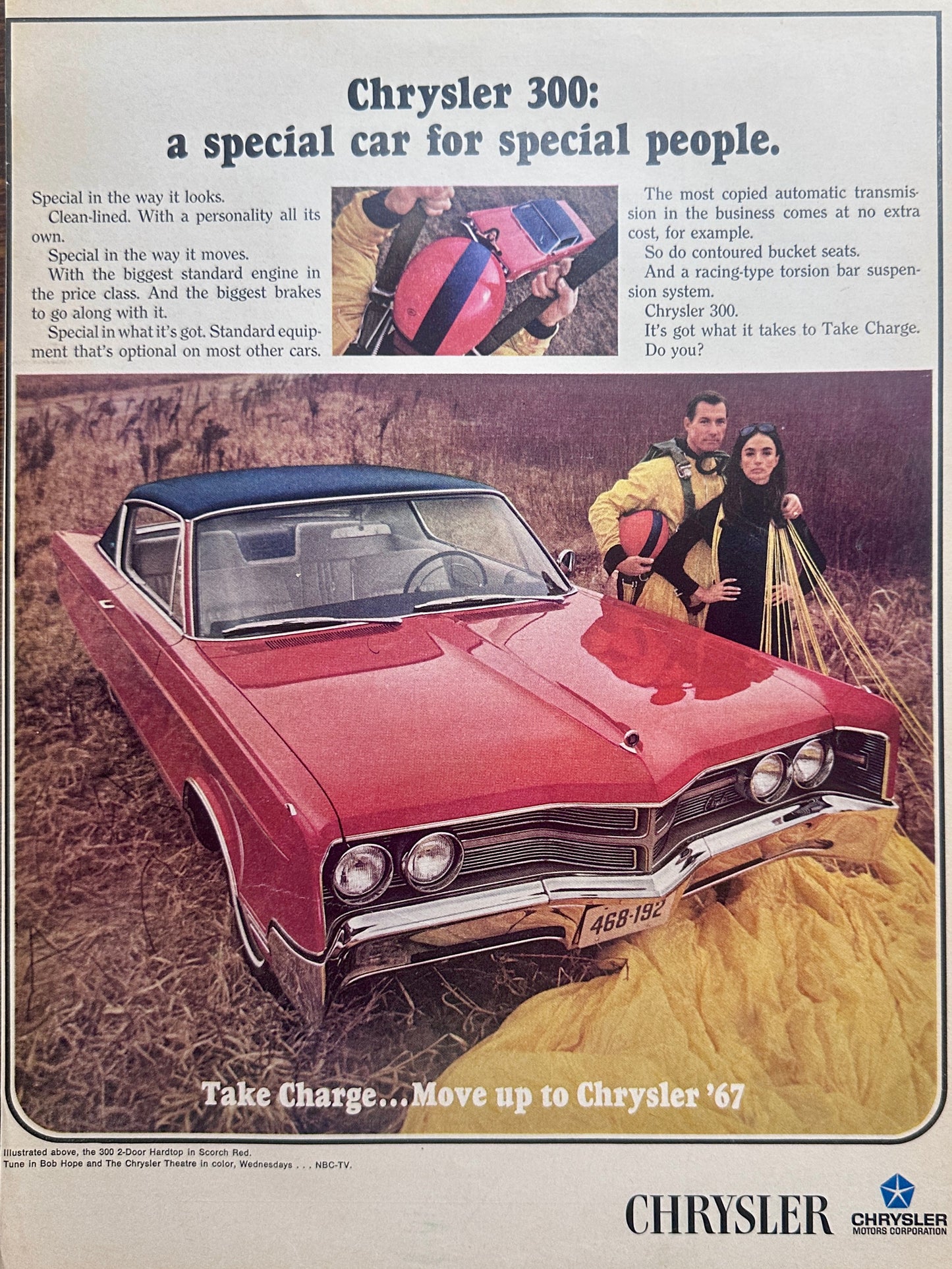 1967 Chrysler 300 - A Special Car for Special People Ad #1653